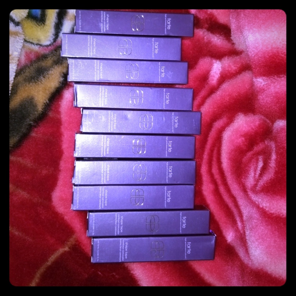 10 AUTHENTIC TARTE SHAPE TAPE BUNDLE